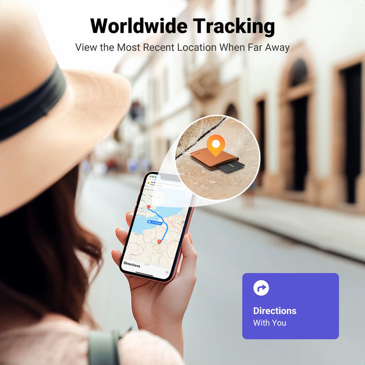 Find My Tracker Card for Wallet & Passport