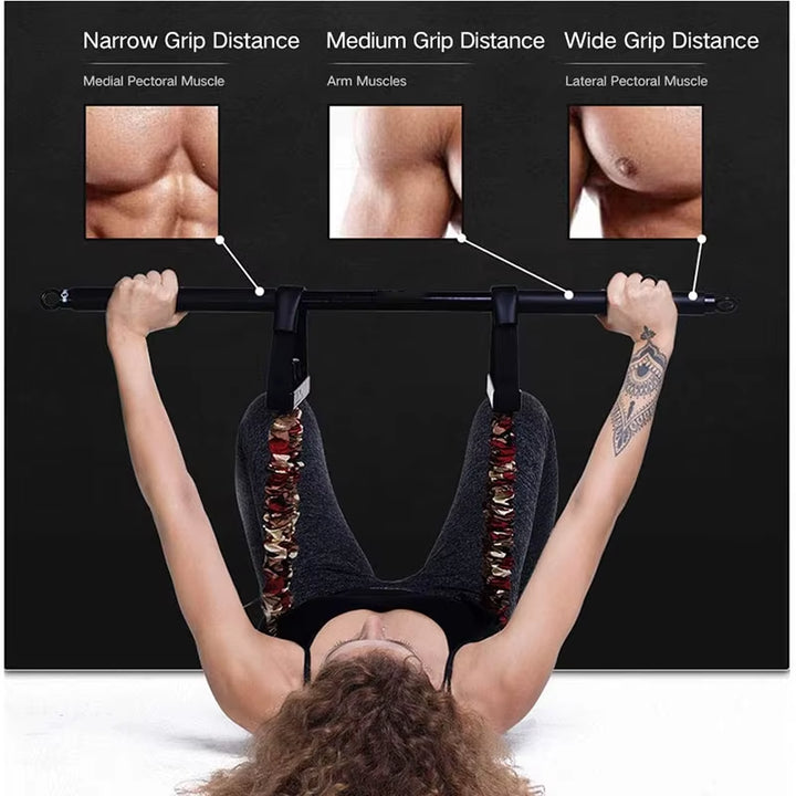 Adjustable Resistance Bands Bench Press Pull Rope Chest Builder Workout Equipment Arm Expander Resistance Training for Home Gym