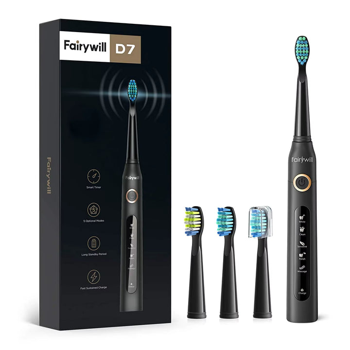 Electric Sonic Toothbrush USB Charge FW-507 Rechargeable Waterproof Electronic Tooth Brushes Replacement Heads Adult